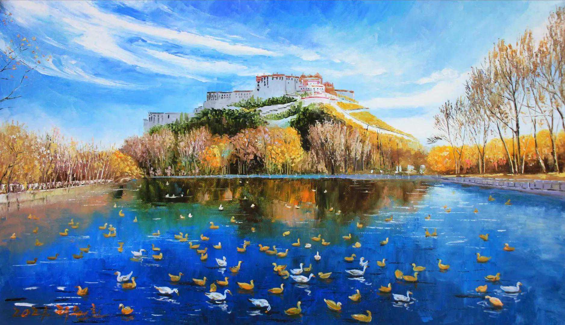 唯美的时光一朝鲜当代油画精品欣赏