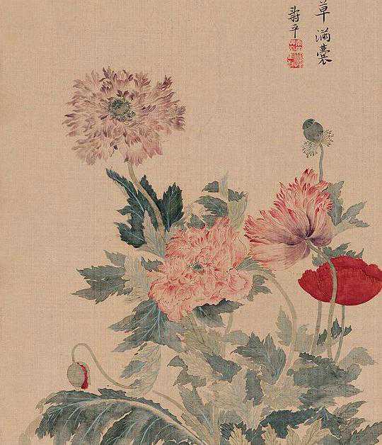 没骨画的大成者恽寿平