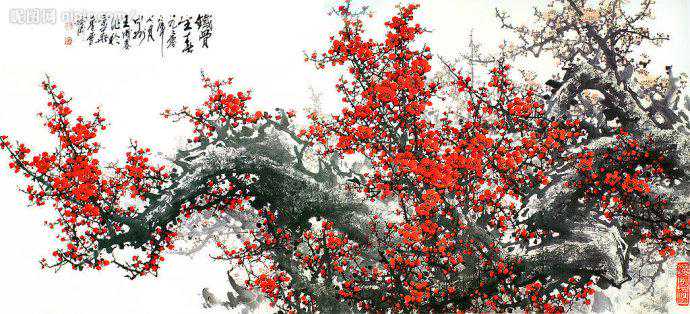 「名家画梅」王成喜梅花作品欣赏（一）