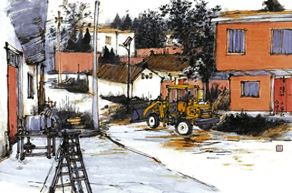 胸中有丘壑 笔下天地宽