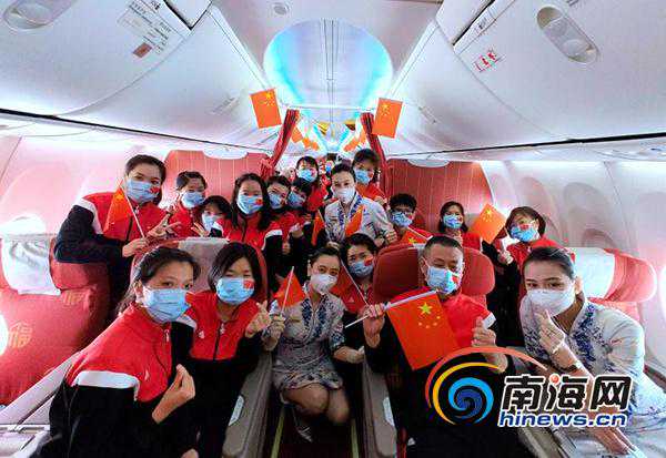 海航包机再接海南援鄂医疗队员平安回家