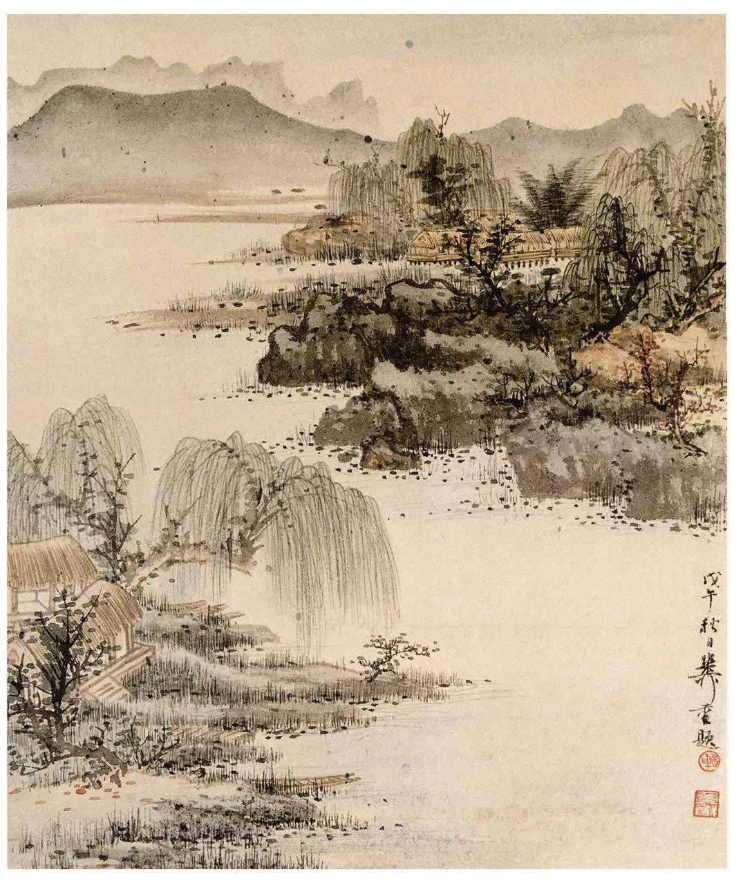 谢稚柳先生中年力作，十二张作品张张精彩