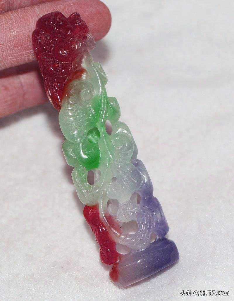 三色翡翠——福禄寿