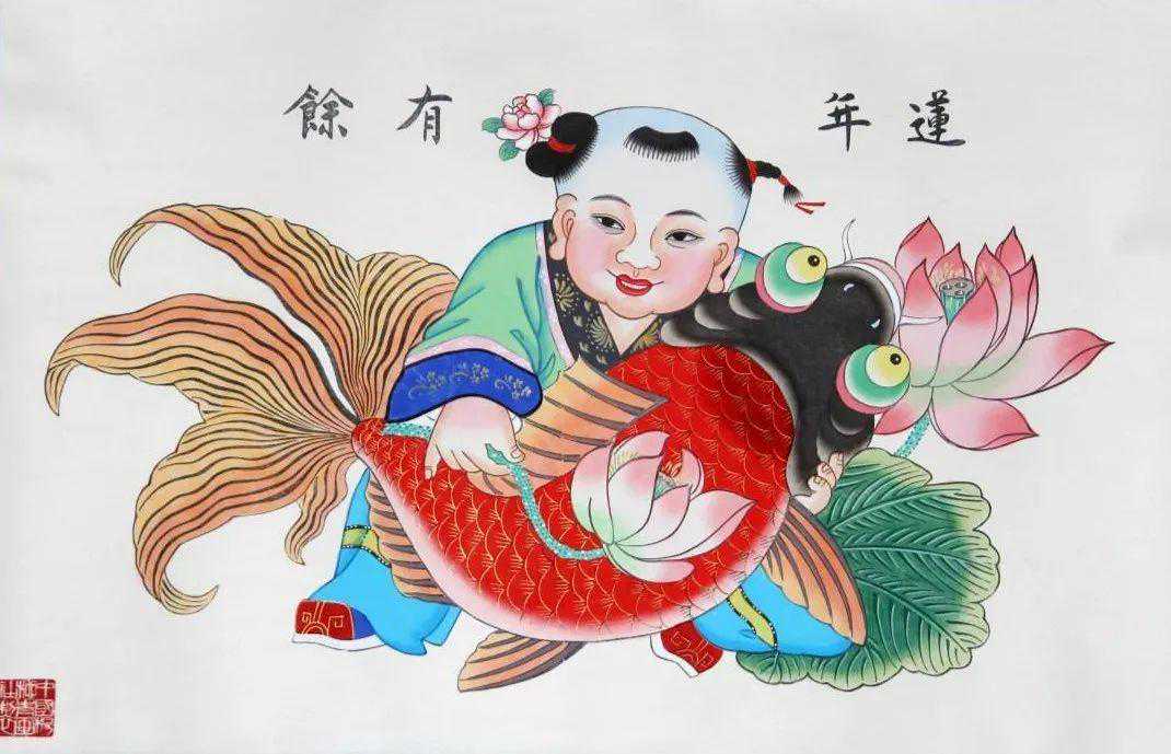 绝美艺术欣赏：你家墙壁上是否贴过这些高颜值年画？