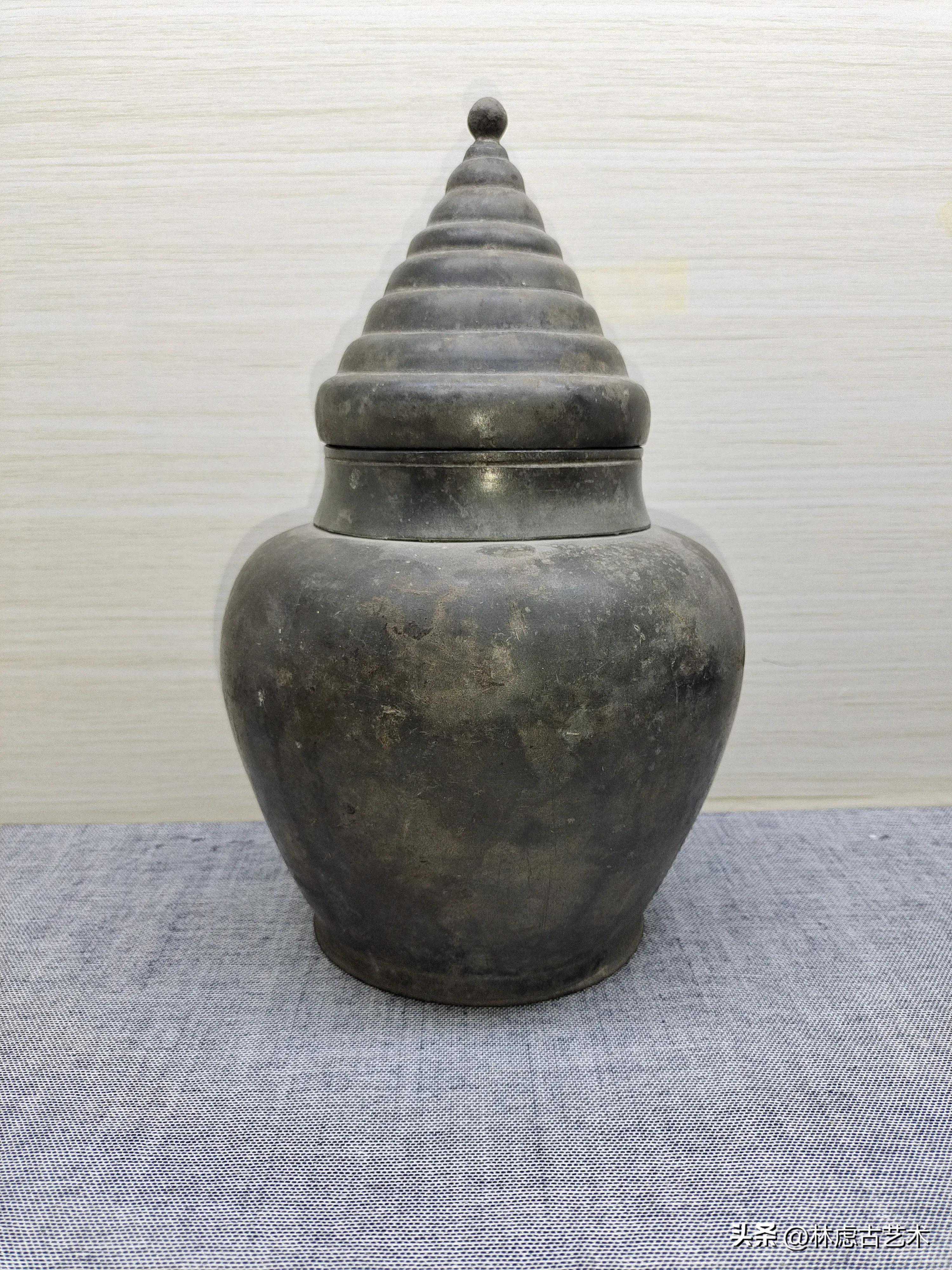 佛家锡器——塔式罐