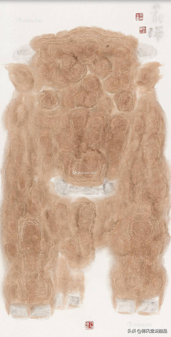 晁海以博大雄浑的气势超越了中国画的传统样式