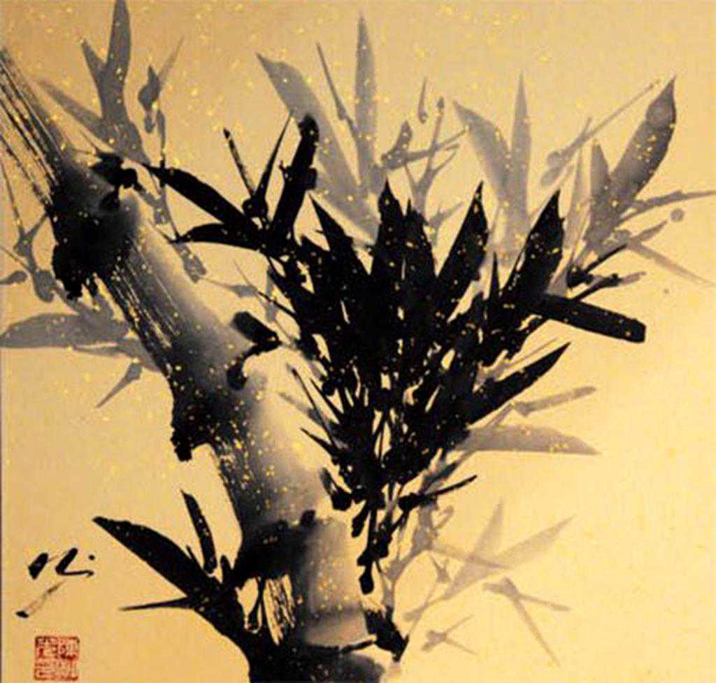 画家陈秋光水墨淋漓放光彩